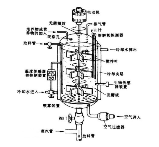 生物發(fā)酵罐組成部件 生物發(fā)酵罐組成部件